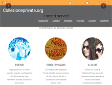 Tablet Screenshot of collezioneprivata.org